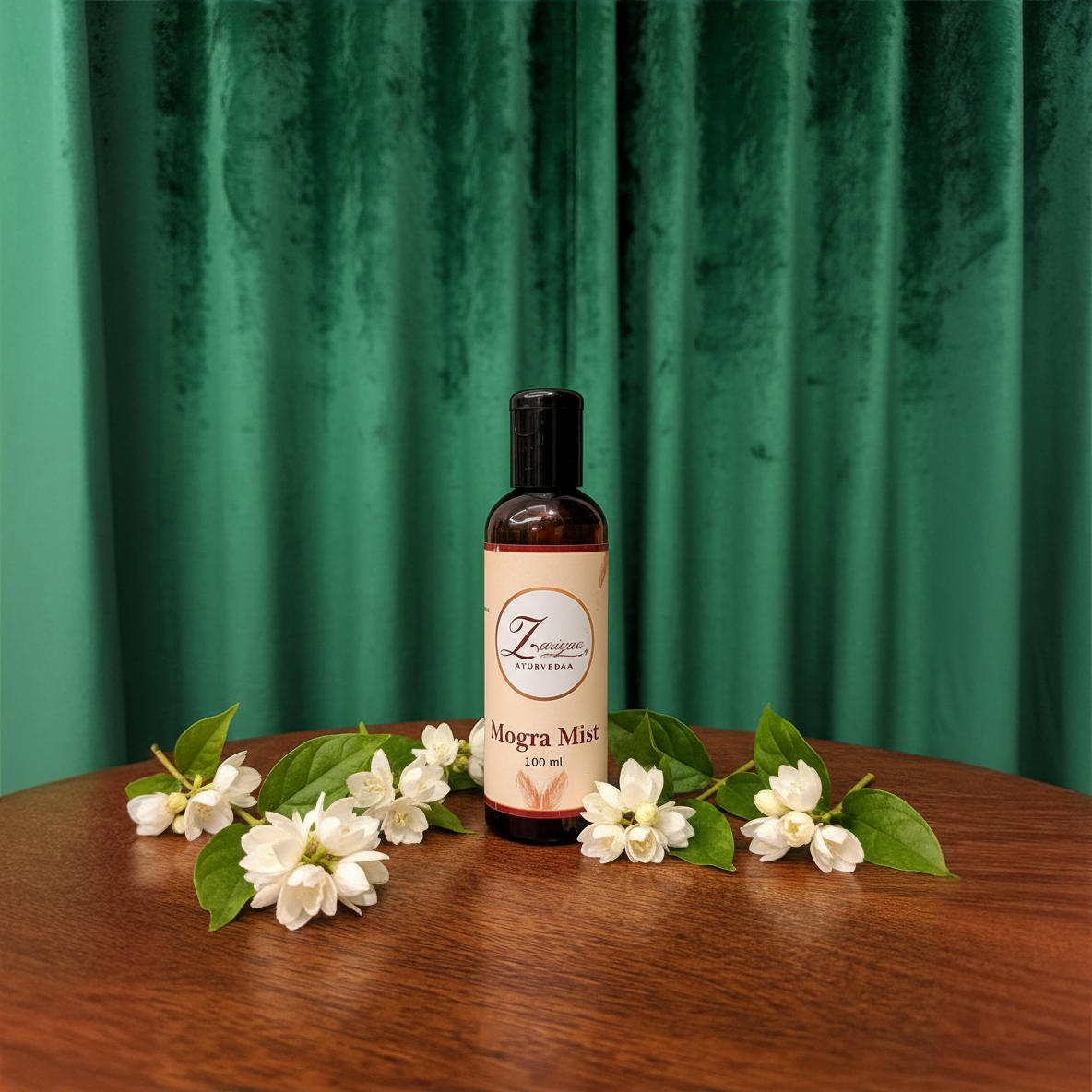 Pure Ayurvedic Mogra Mist (Jasmine Water) – Hydrating Floral Face Toner & Body Mist