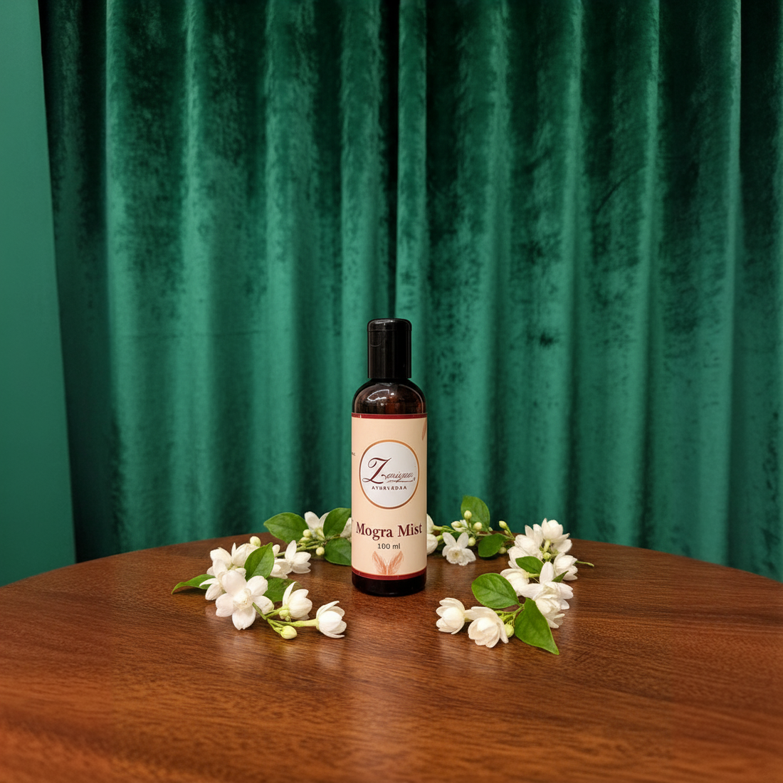 Pure Ayurvedic Mogra Mist (Jasmine Water) – Hydrating Floral Face Toner & Body Mist