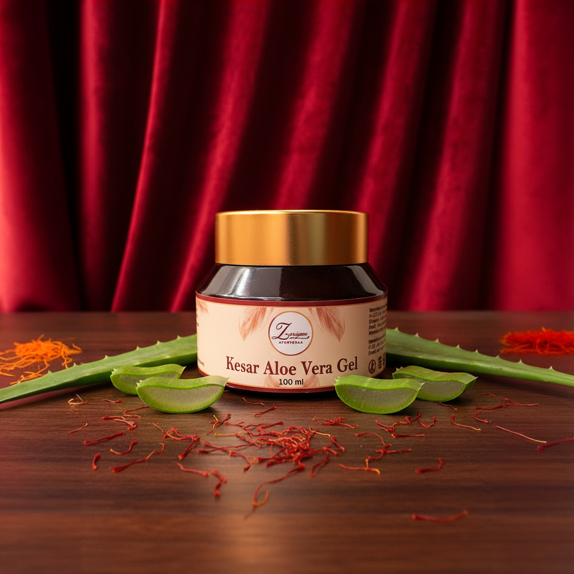 Kesar Aloe Vera Gel – Skin Brightening, Hydrating, Anti-Aging Multi-use Gel